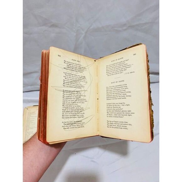 Favorite Poems From English and American Authors by Thomas Crowell 1894 Antique - Picture 4 of 12